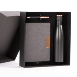 Set de Regalo "EPIC" negro con detalles encobrizados.